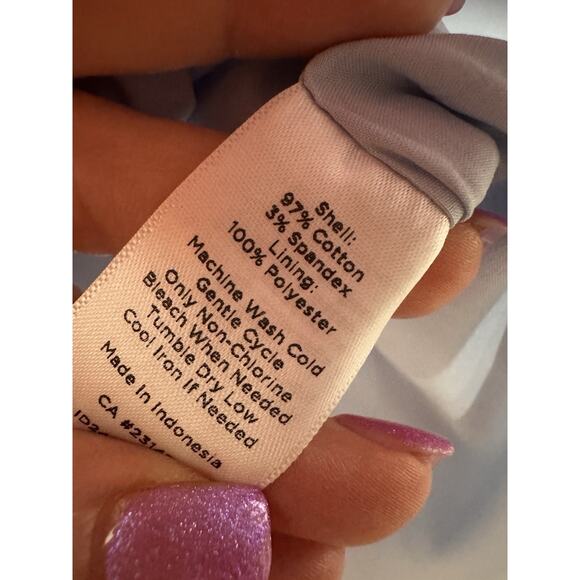 Talbots Mini Skirt Womens Sz 16 Cottagecore Geometric Red White Blue July 4th - Picture 6 of 9